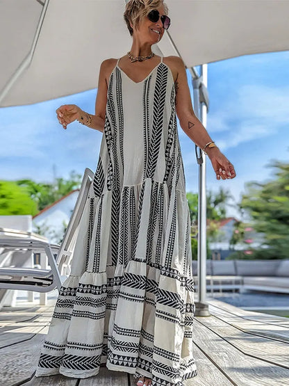 Damklänning Tidlös Design Högkvalitativt Material Elegant Normal Passform-3