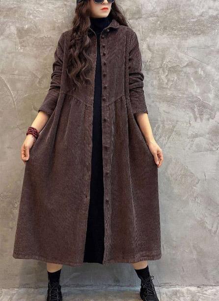 Variant image for Kvinna Lång Sladdrock Elegant Högkvalitativt Tyg-14