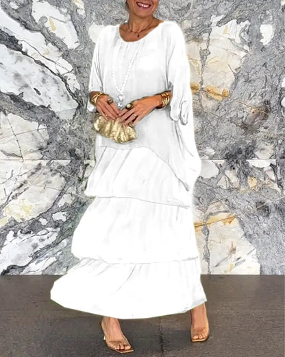 Variant image for Damklänning Lätt Elegant Polyester För Sommarfest och Bröllop-29