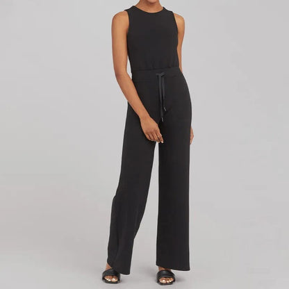 Kvinnors Jumpsuit Ärmlös Lätt Tyg Justerbar Midja 8