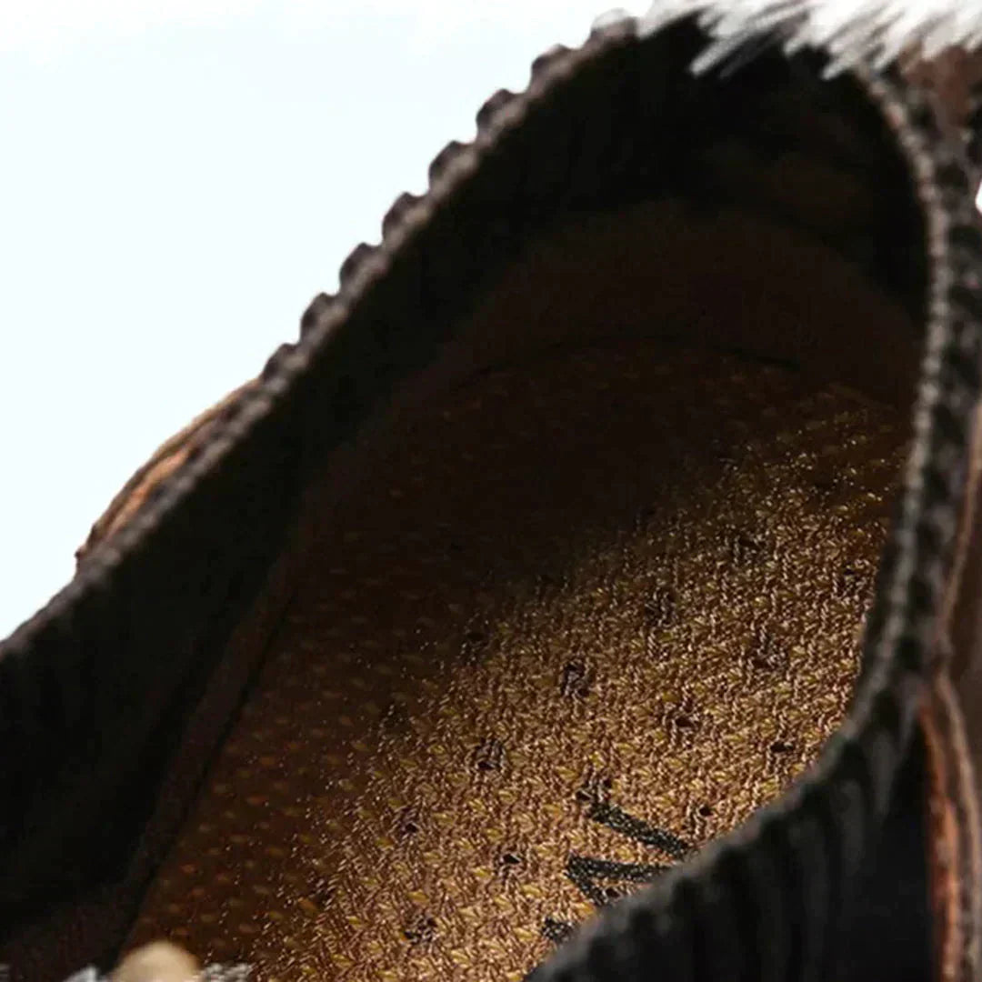 Herrstövlar Klassiska Läder Vattentåliga-4