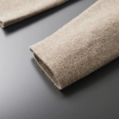 Herr Kofta Varm Ull Plysch Elegant För Höst och Vinter-6