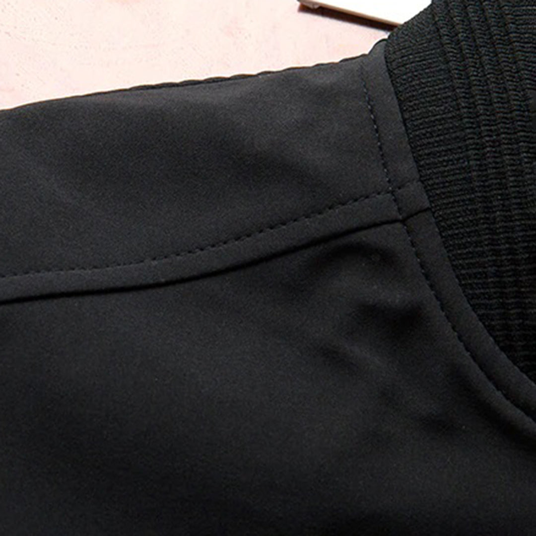 Övergångsjacka Dam Trendig Vårjacka Lätt Polyester-5
