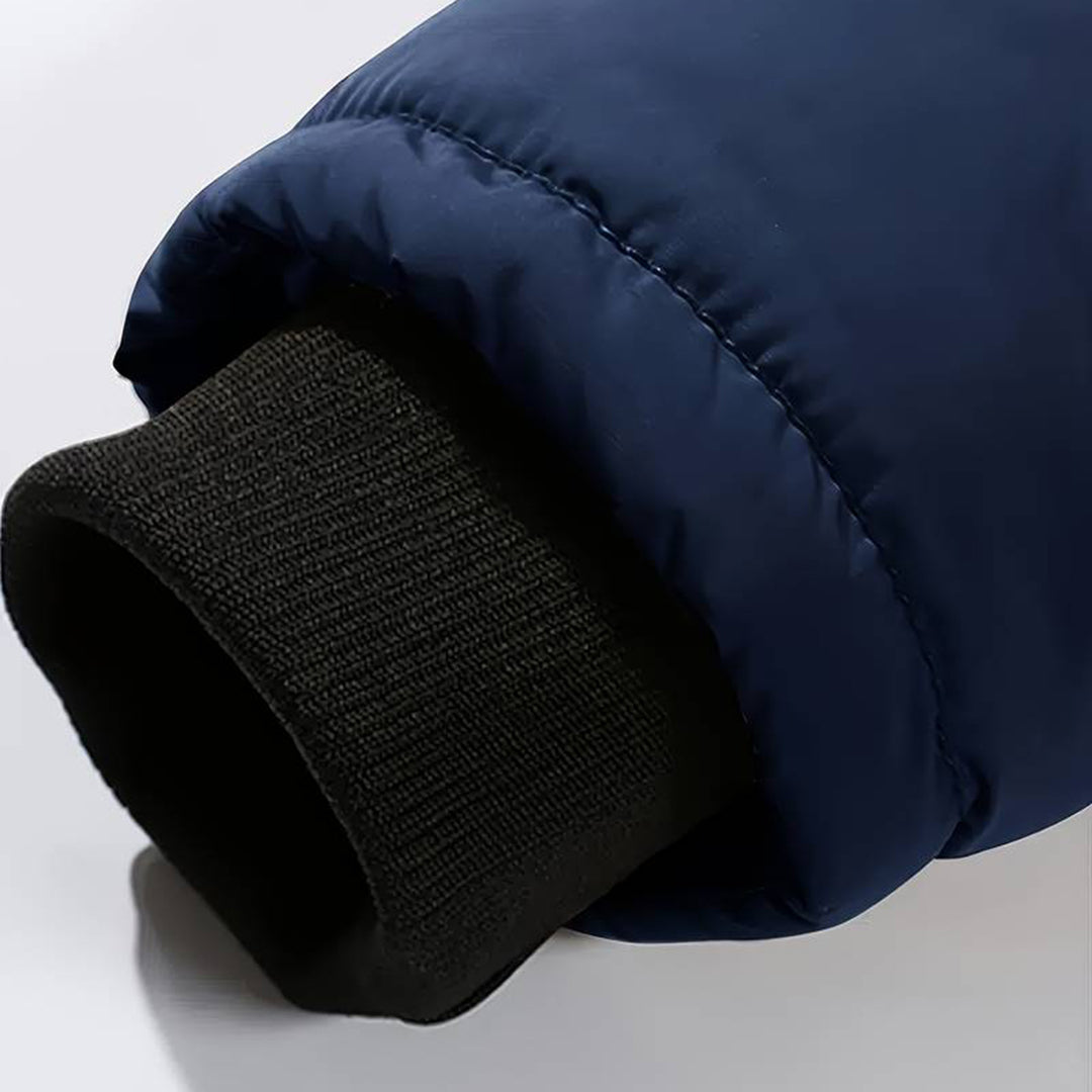 Herr Vinterjacka Med Avtagbar Pälskrage Vattenavvisande Material-5