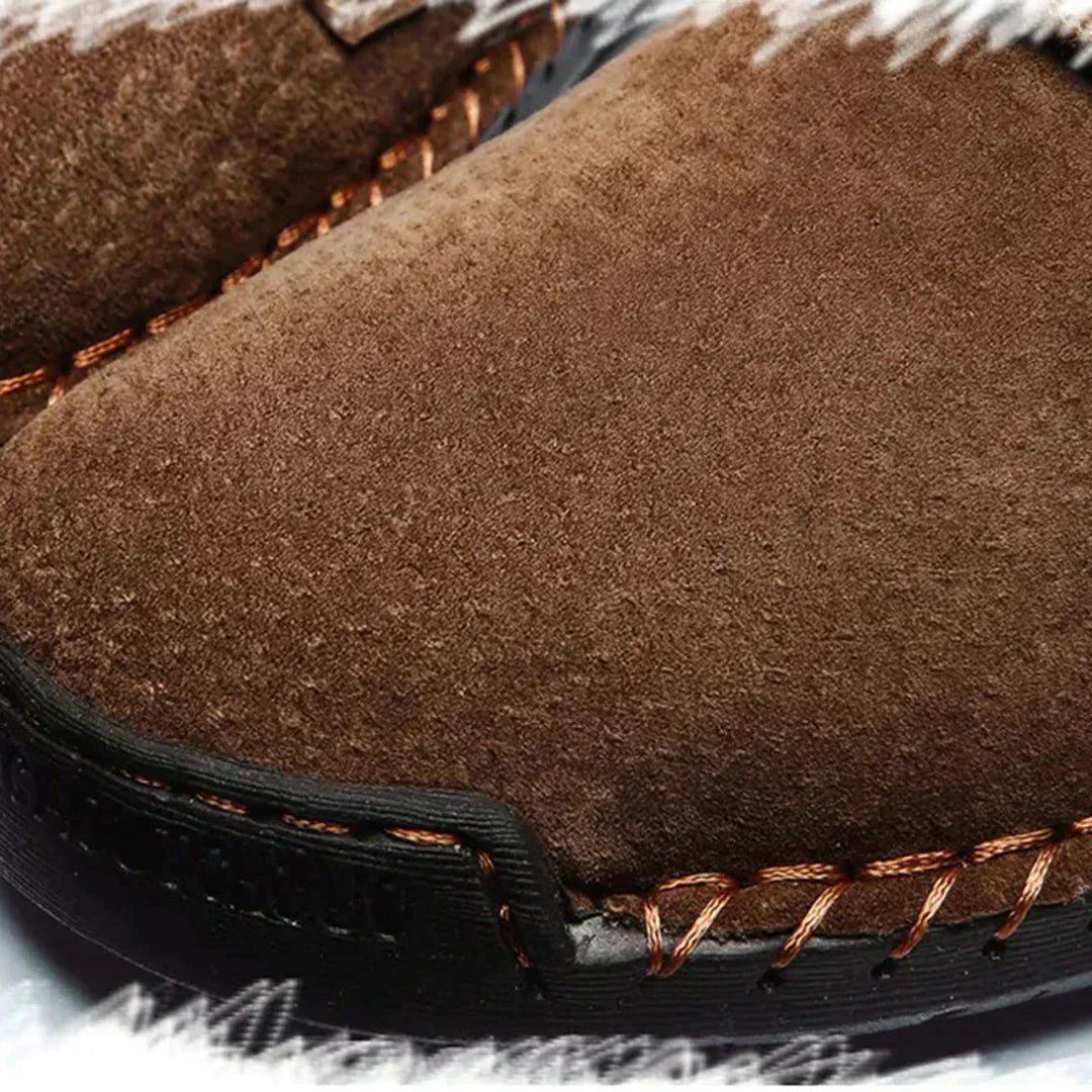 Herrstövlar Klassiska Läder Vattentåliga-5