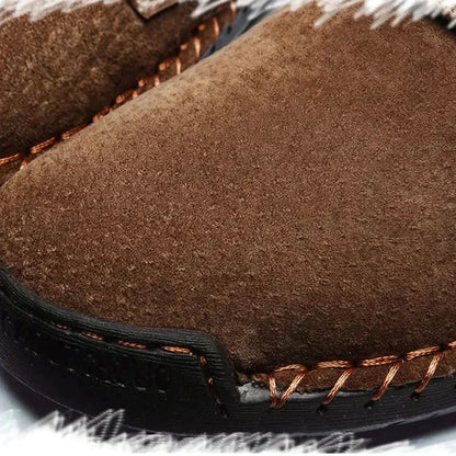 Herrstövlar Klassiska Läder Vattentåliga-5