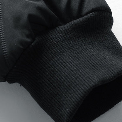 Herr Utomhusjacka Bred Passform Andningsbart Material-5