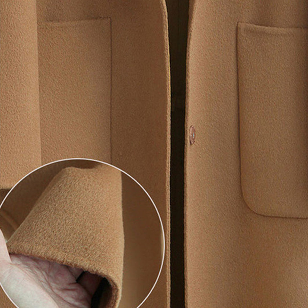 Vinterjacka Dam Trendig Polyester Vattenavvisande Lång Modell-4