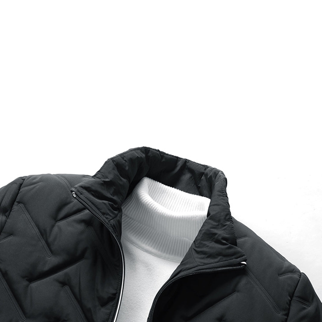 Herr Utomhusjacka Bred Passform Andningsbart Material-4