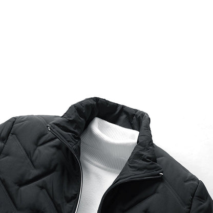 Herr Utomhusjacka Bred Passform Andningsbart Material-4