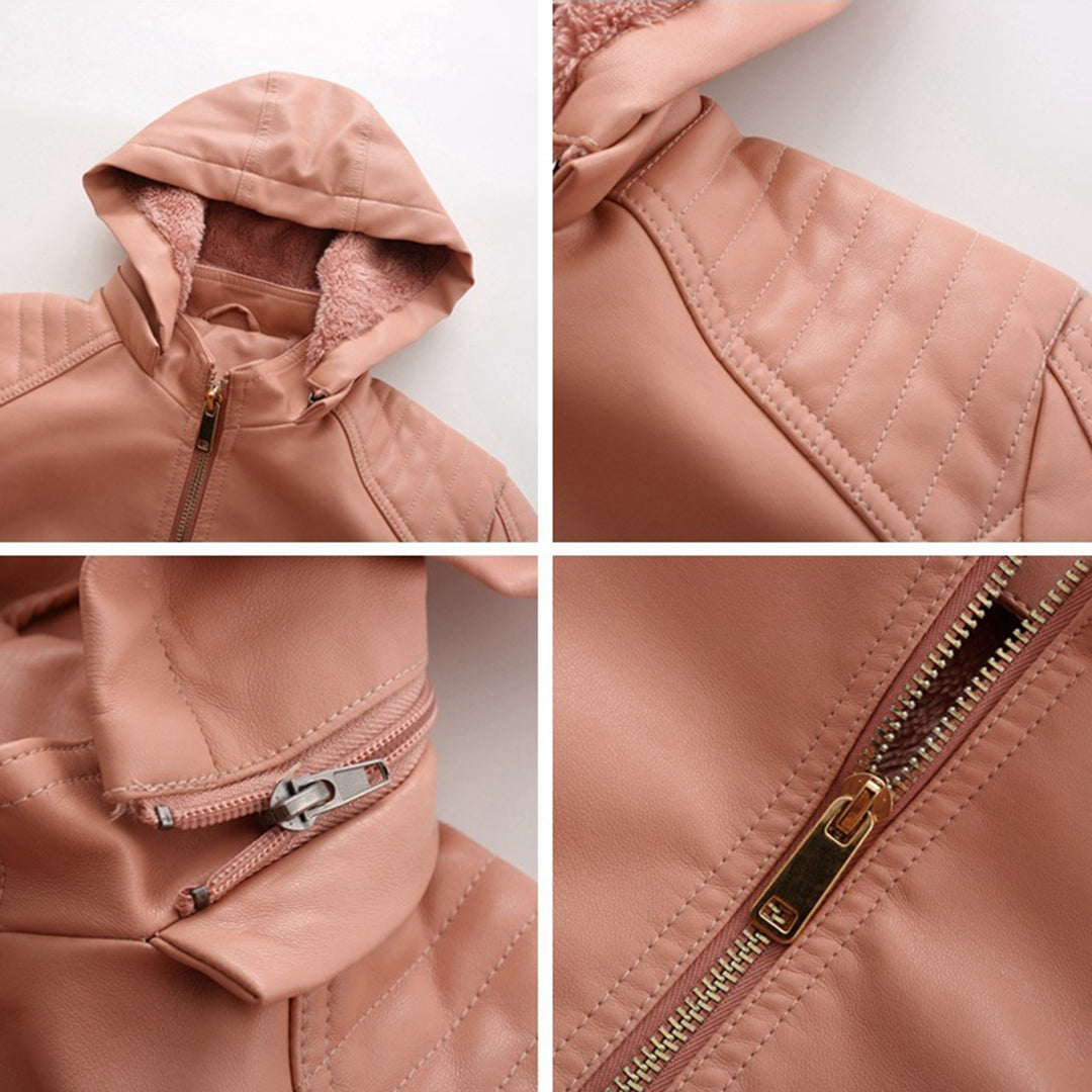 Vinterjacka Dam Elegant Design Polyester Lång Vinterjacka 2