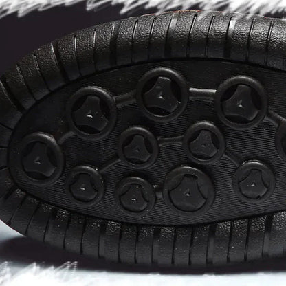 Herrstövlar Klassiska Läder Vattentåliga-6