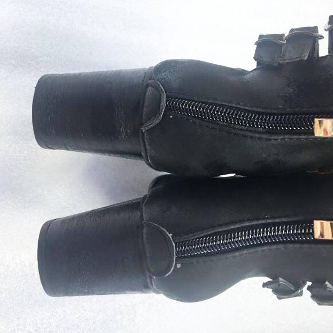 Höga Klackar för Dam i Läder med Ergonomisk Innersula – Elegant Design för Varje Tillfälle 6