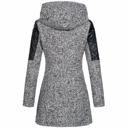 Dam Kappa Huva Blixtlås Patchwork Polyester-2