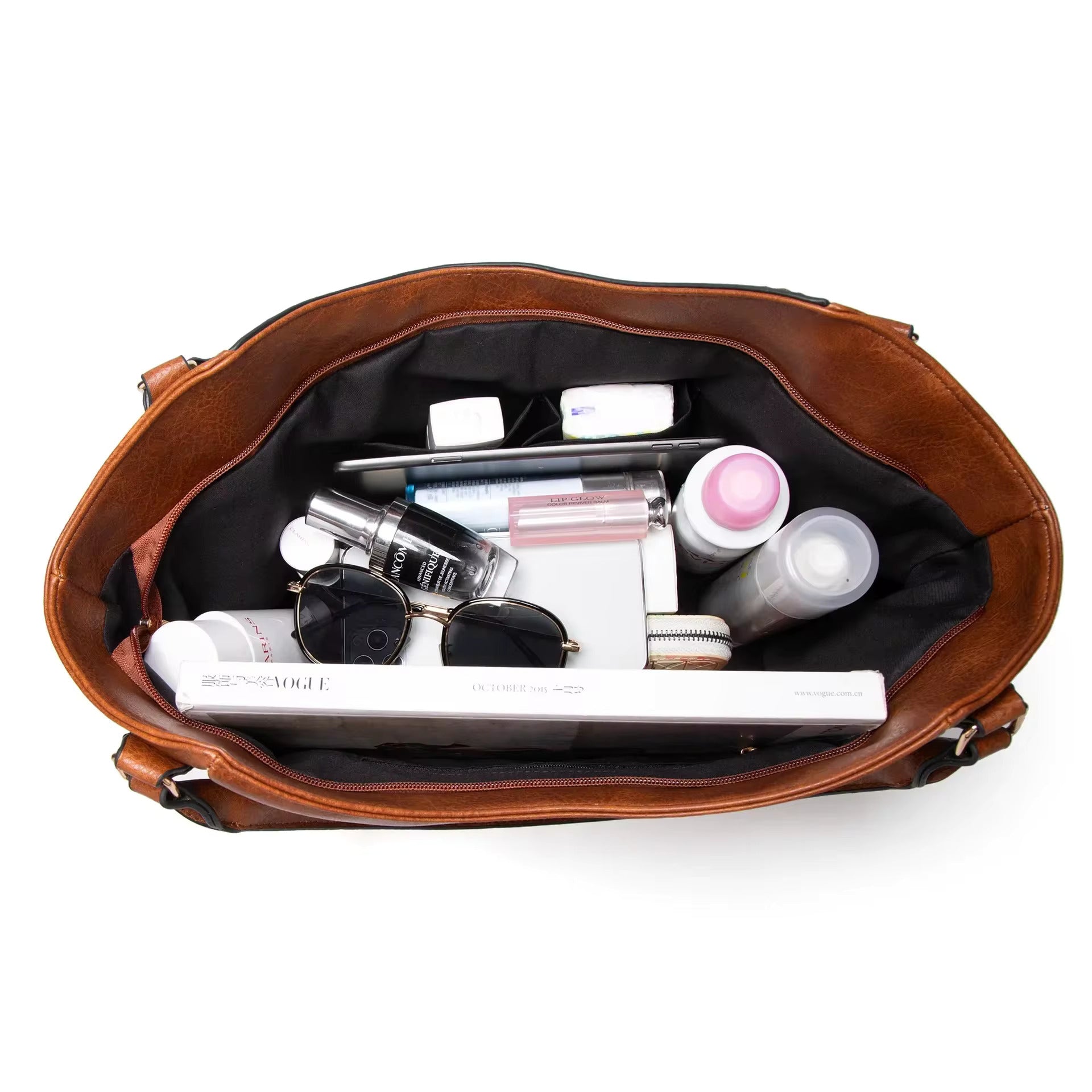 Dam Axelväska Minimalistisk Eko-Läder med Elegant Tofsdetalj-4