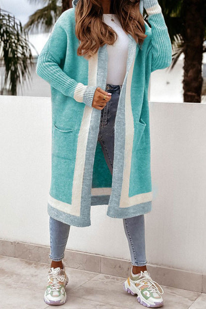 Variant image for Dam Hooded Cardigan Figurnära Mjuk Sherpa-11