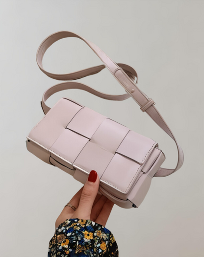 Variant image for Dam Axelväska Flätad Veganskt Läder Med Justerbar Rem-2