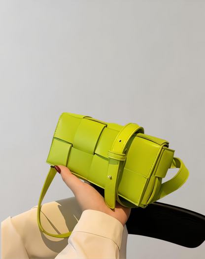 Variant image for Dam Axelväska Flätad Veganskt Läder Med Justerbar Rem-9