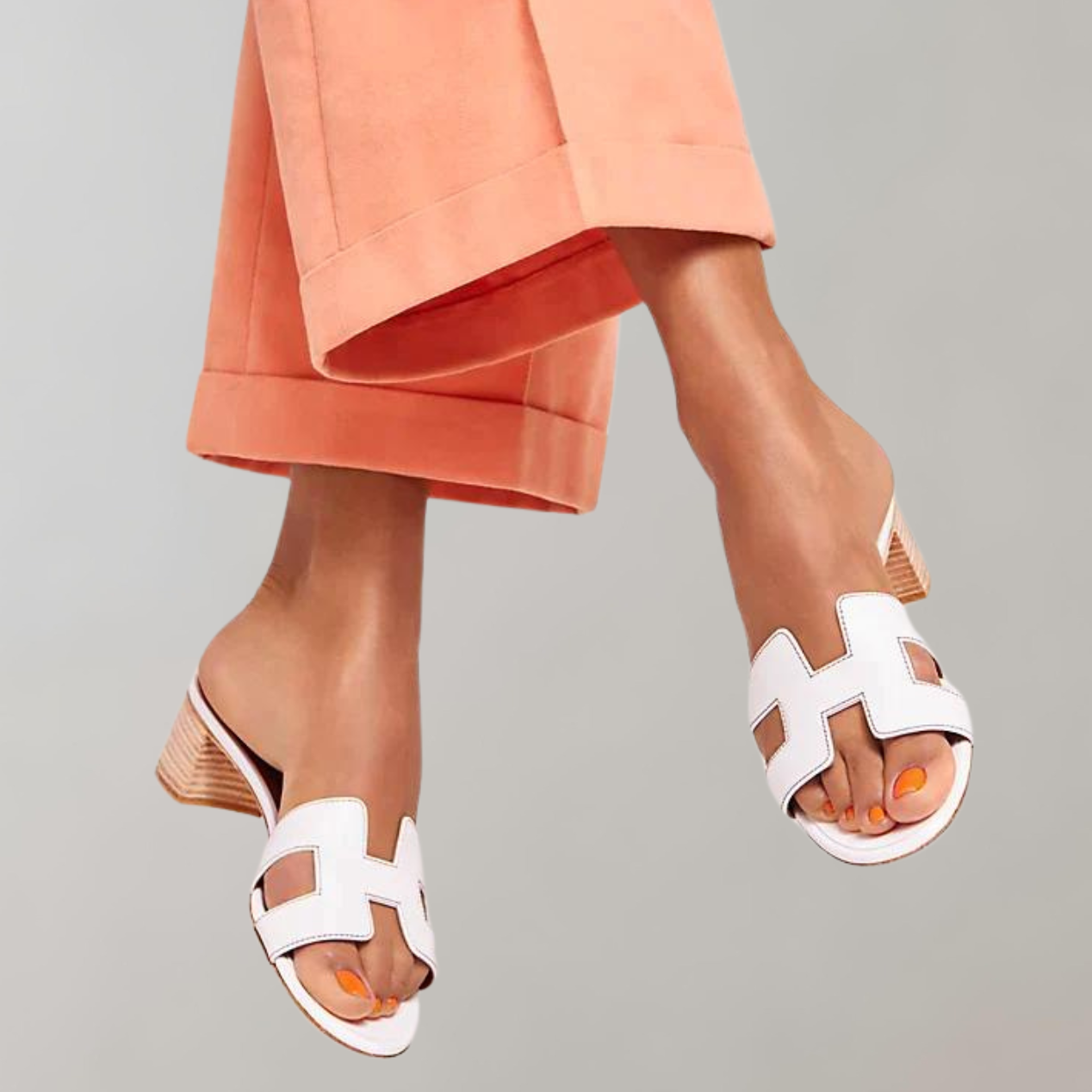 Kvinnors Sandaler Med Platå Ortopedisk Design Veganläder-2