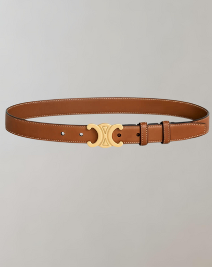 Dam Bälte Veganskt Läder Enkel Elegans Justerbar Design-4