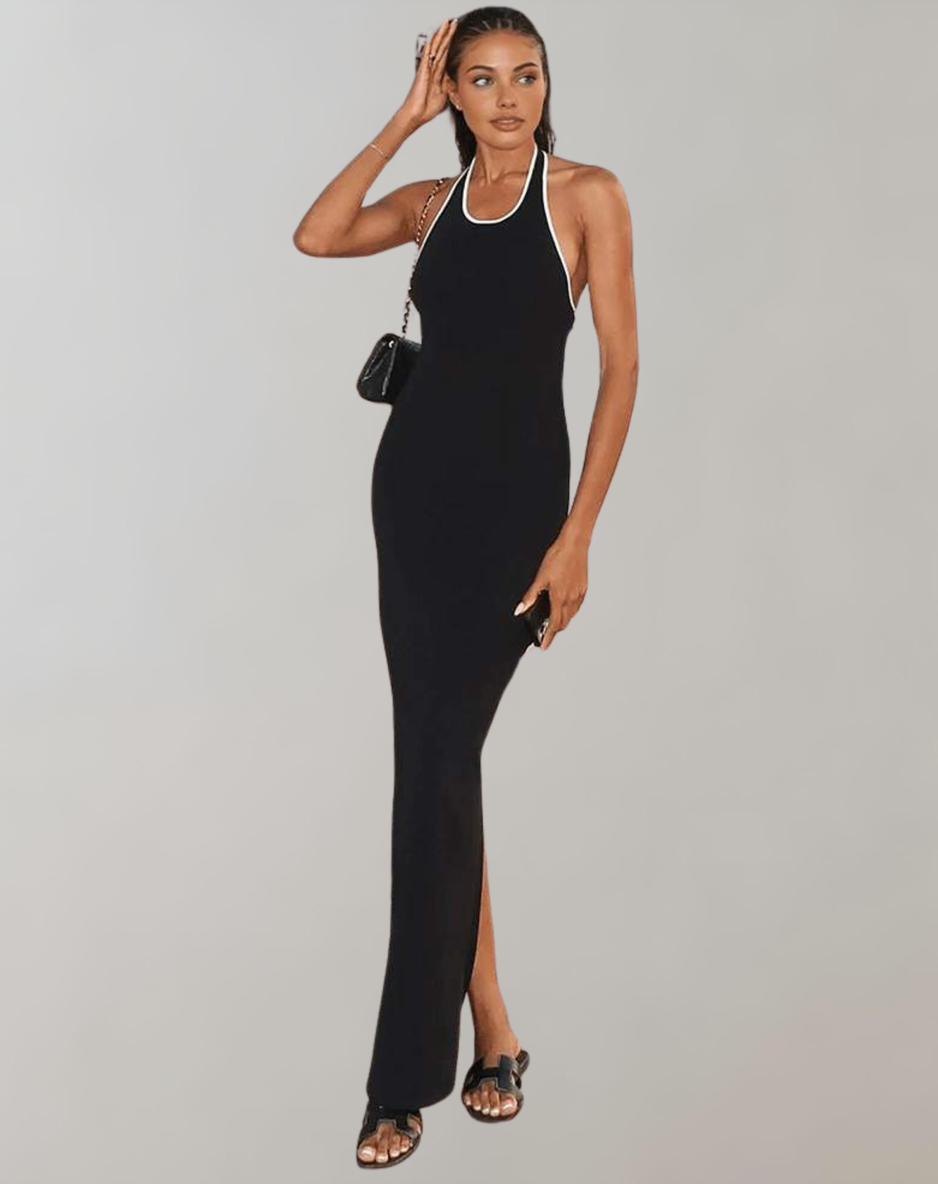 Variant image for Dam Aftonklänning Tank Top Figurformande Högkvalitativt Tyg-1