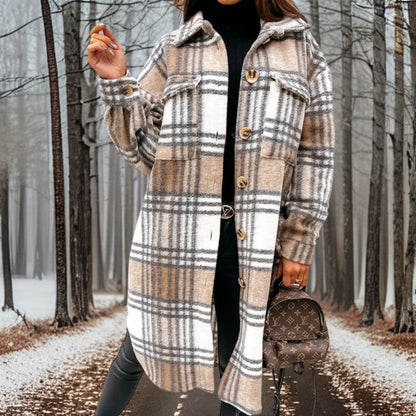 Variant image for Damjacka Lång Elegant Design i Kvalitetsmaterial för Kalla Dagar-11