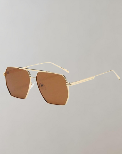 Dam Pilot Solglasögon med UV-Skydd - Lätt Ram i Svart och Guld, Retro Stil för Sommardagar 7