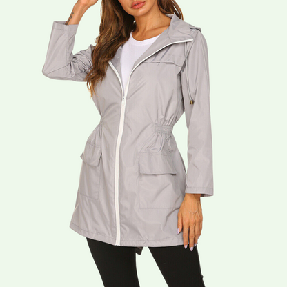 Variant image for Dam Vindjacka med Huva Vattenavvisande Polyester-11