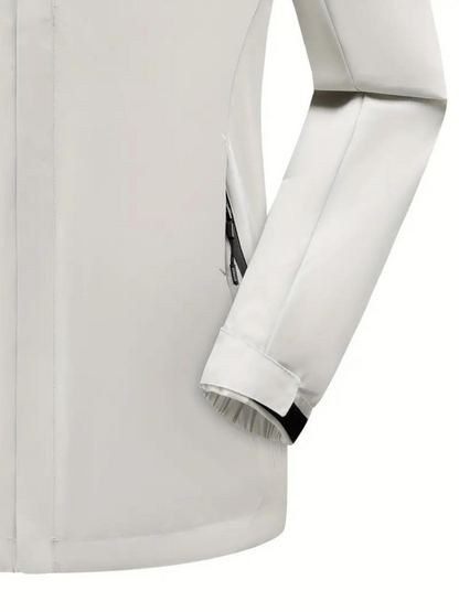 Damjacka Multifunktionell Vinterjacka Vatten- och Vindresistent Polyester-2