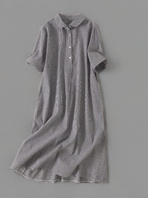 Fina Dam Klänningar Poloklänning Fyrkantig Halsringning Mjuk Tyg-1