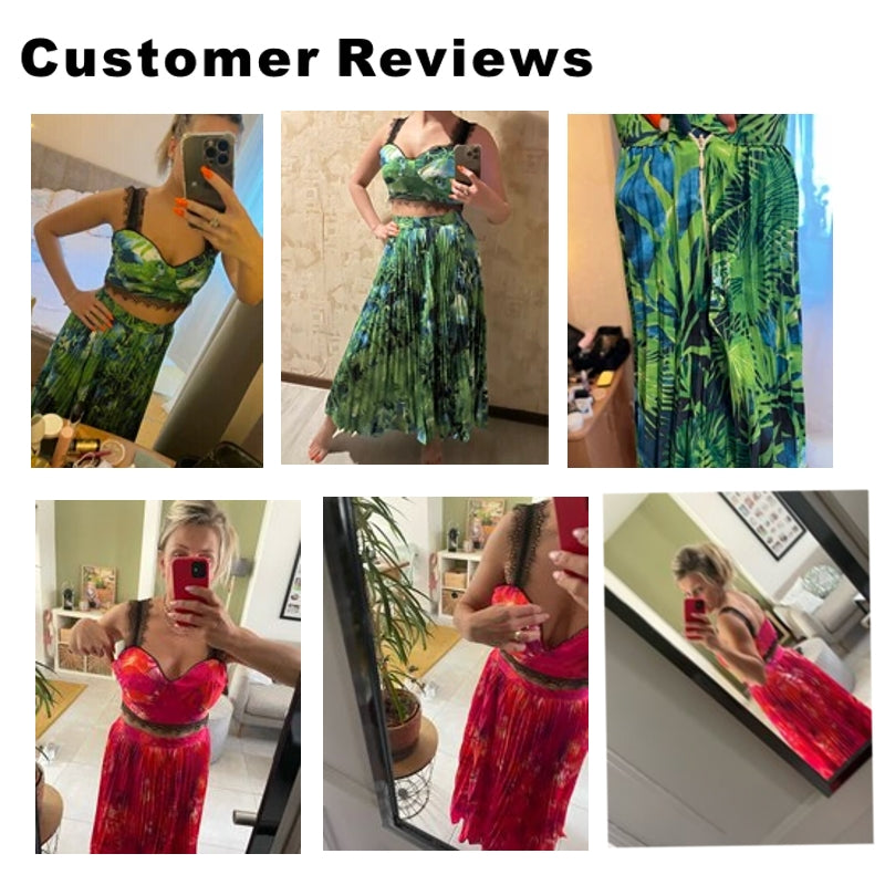 Kvinna Lång Klänning Bohemisk Polyester Vristlängd-5