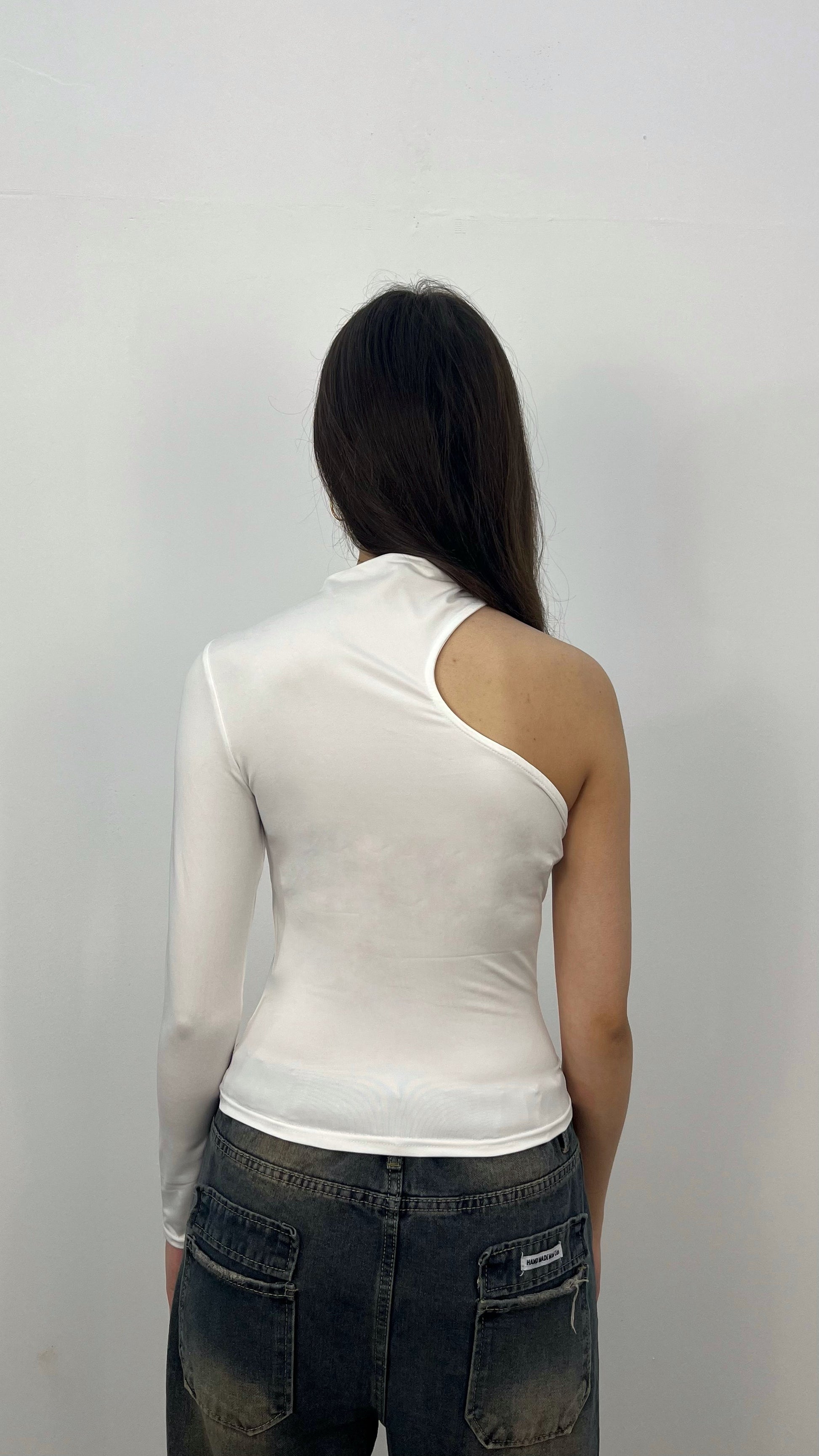 Dam Top Axelbandslös Modern Viskosblandning-3