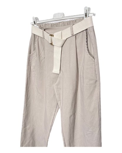 Dam Byxor Med Resår I Midjan Snygga Stretchiga Material-3