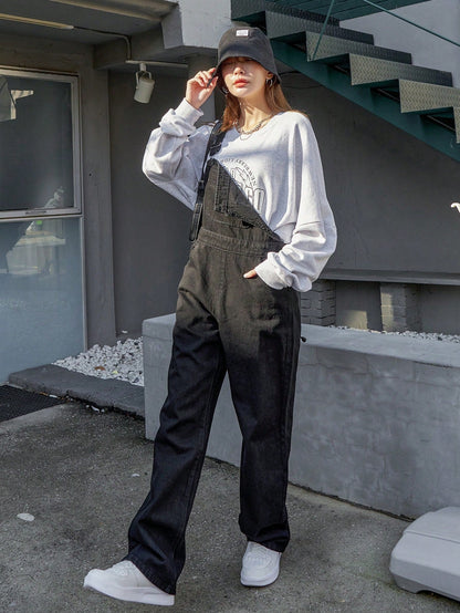 Dam Dungarees i Denim Spaghetti Band Regular Fit Cotton Blend-5