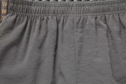 Dam Linne med Långa Ärmar Bomullsblandning-6