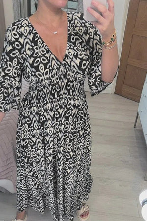 Bohemian Lange Kleider Damen aus Weichem Stoff – Fließende Silhouette für Festliche Anlässe und Alltag 1