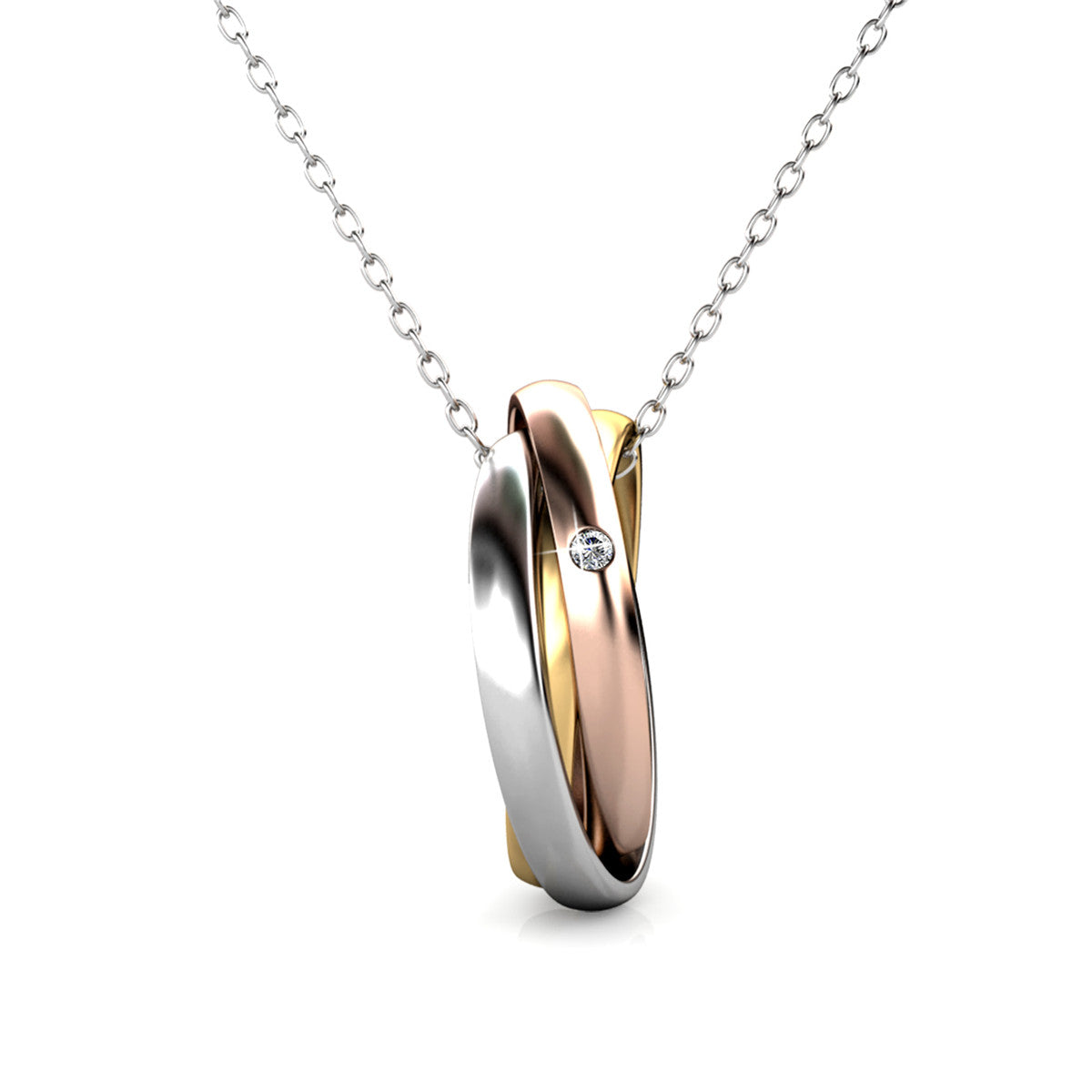 Örhängen Mässing Rodiumplätering med Österrikiska Kristaller Elegant Design-6