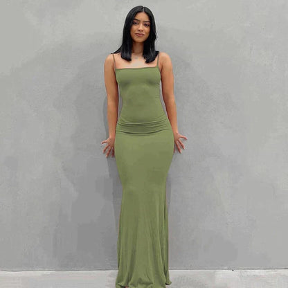 Variant image for Maxiklänning Dam Elegant Polyester Lång Klänning-16