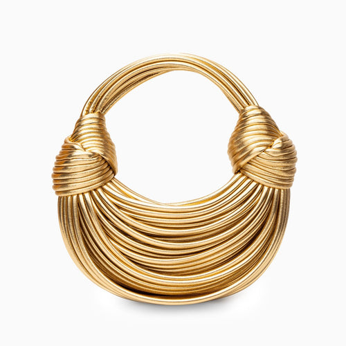 Dam Handväska Knutväska Veganskt Läder Elegant Design-1
