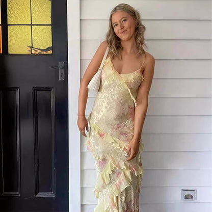 Dam Bodycon Klänning Ärmlös Spetsig V-ringning Polyester 2