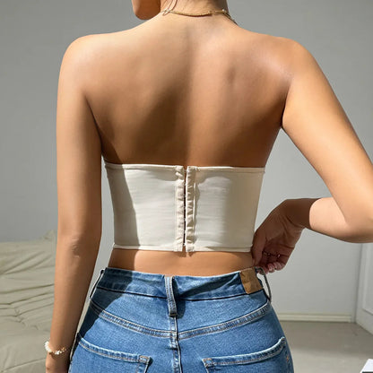 Dam Bustier Blommönster Polyester Spandex 1