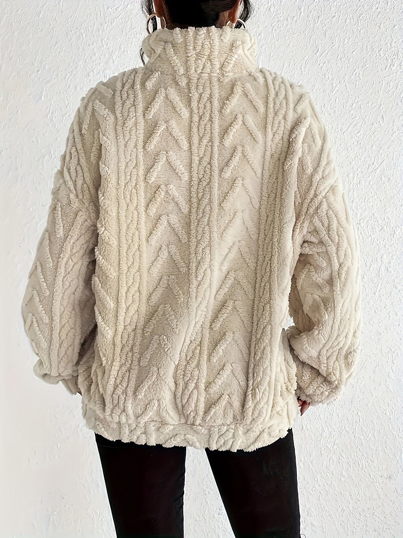Dam Fleecetröja Klassisk Design Mjuk Fleece för Komfort och Stil 1