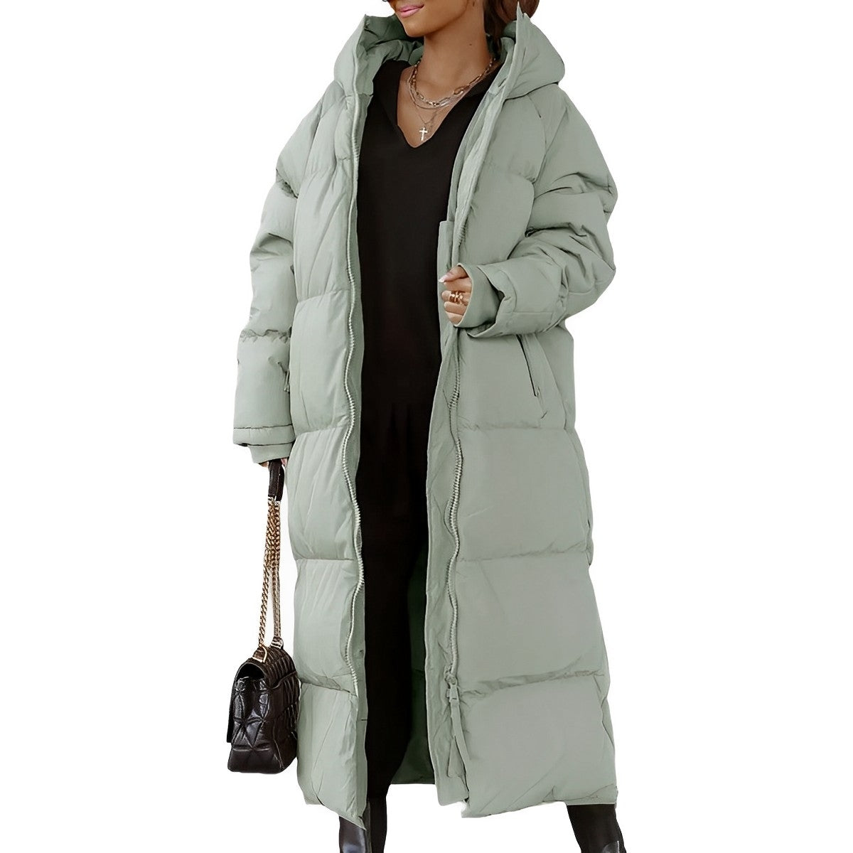 Dam Kappa Lång Huva Modern Polyester 4