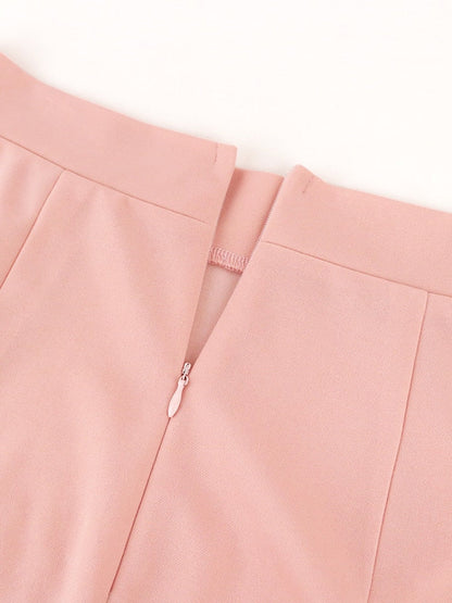 Dam Midi Rock Ruffled Bomullsblandning 4