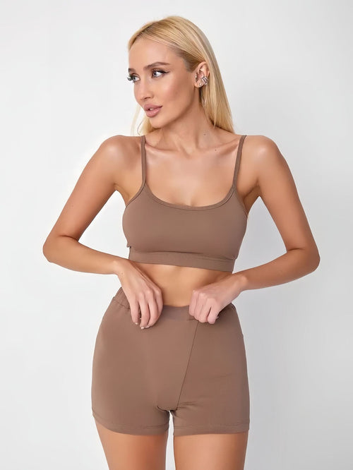 Dam Pyjamas Set Ärmlös Capri Polyester 0
