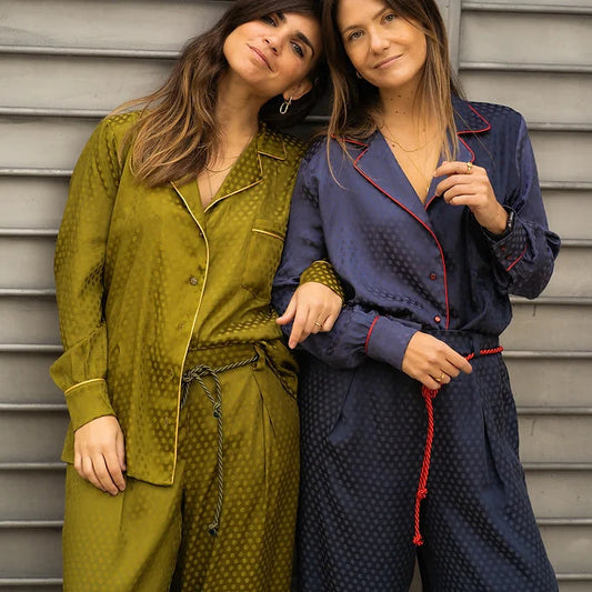 Dam Pyjamas Set Trendig Polyester Viskos 0