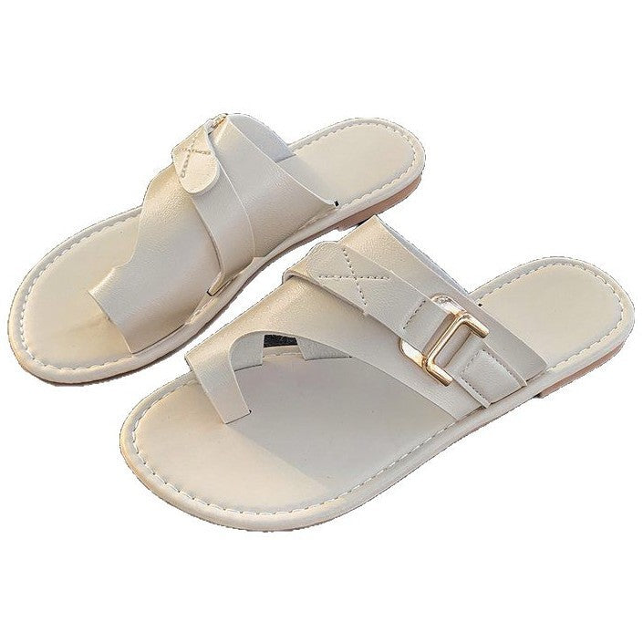 Dam Sandaler Tåavskiljare med Bekväm Fotbädd och Elegant Spänndetalj 5