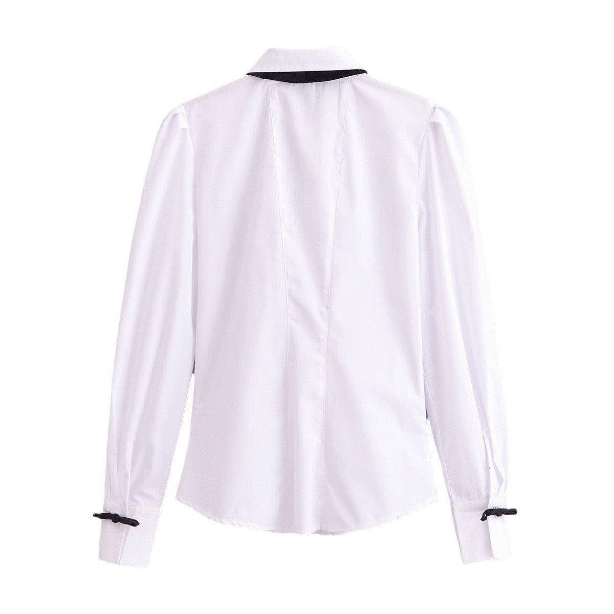 Dam Skjorta Långärmad Loopdekoration Polyester 1