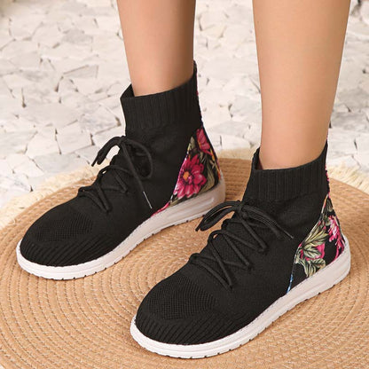 Dam Sneakers Mesh Avslappnad Stil Lätt Komfort 1