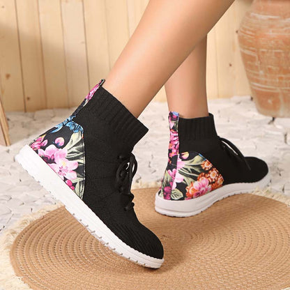 Dam Sneakers Mesh Avslappnad Stil Lätt Komfort 3
